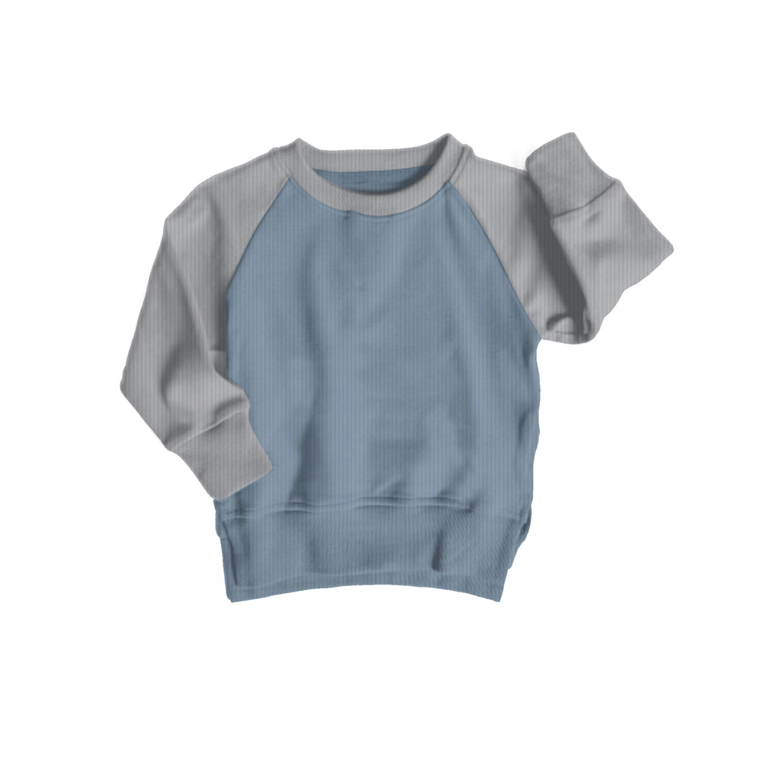 Bamboo RIBBED COASTAL CLOUD crewneck