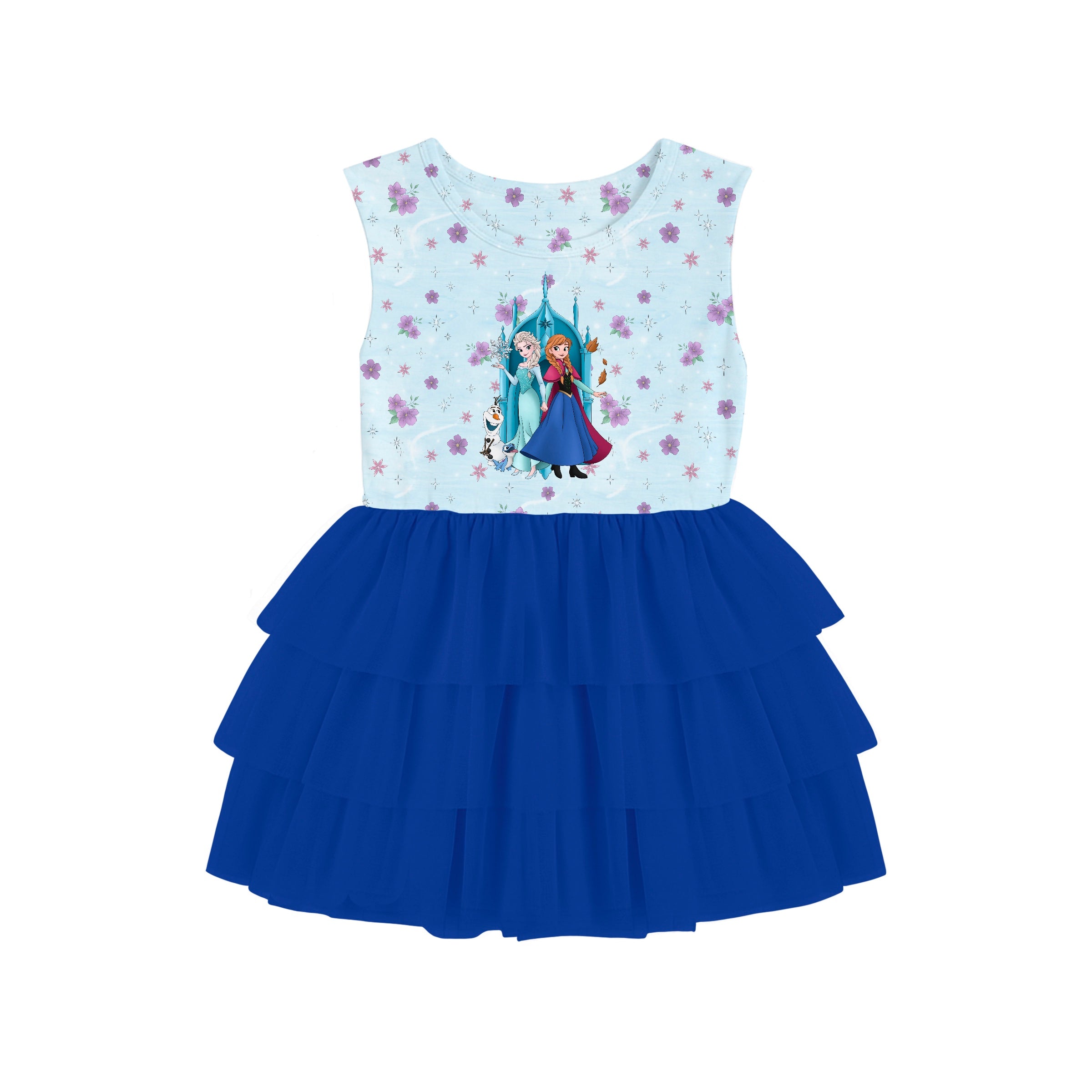 Bamboo ROYAL SISTERS TANK TULLE Twirl Dress