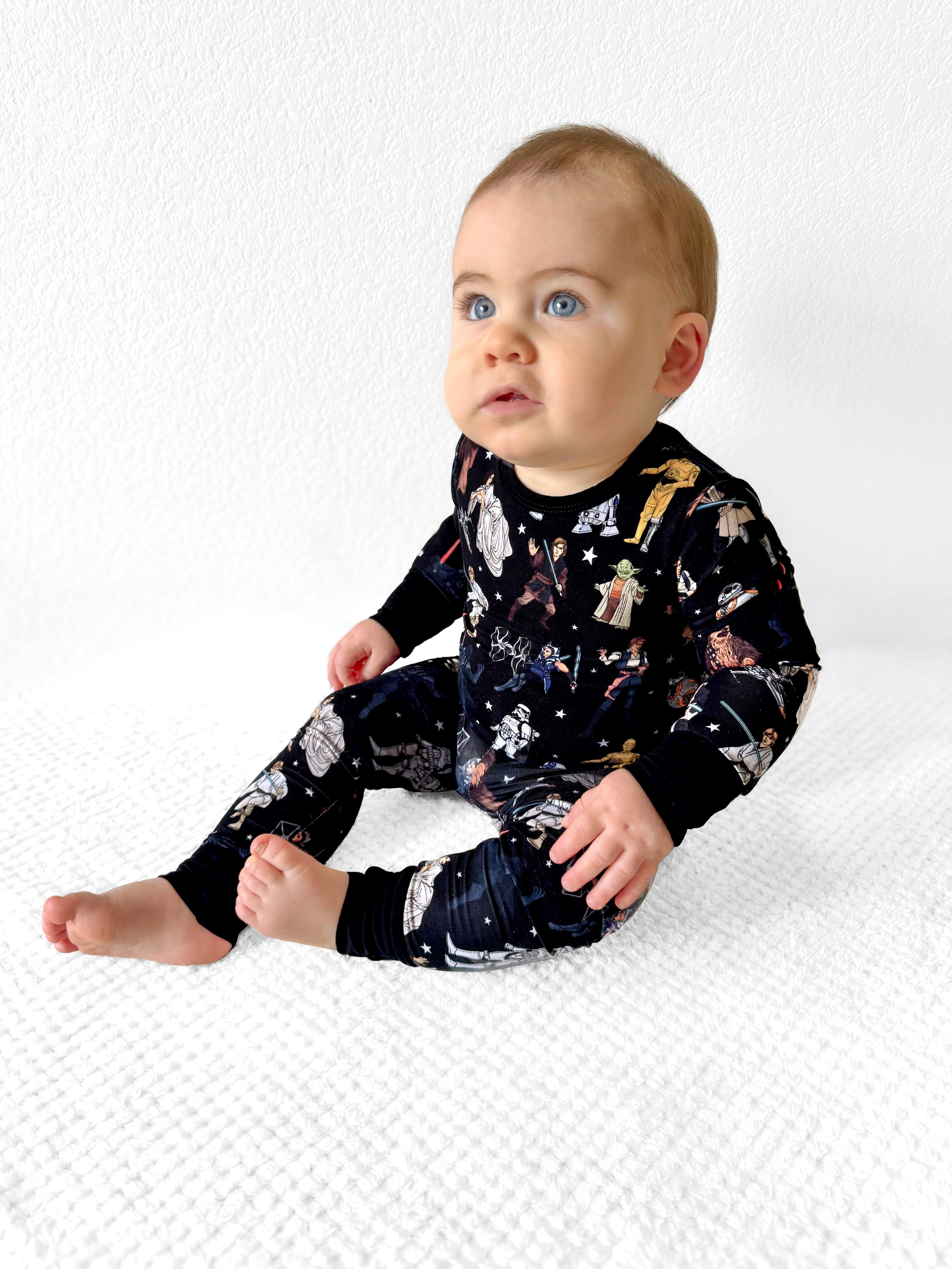 Bamboo GALAXY FAR FAR AWAY Two Piece Long Sleeve/Pant Set