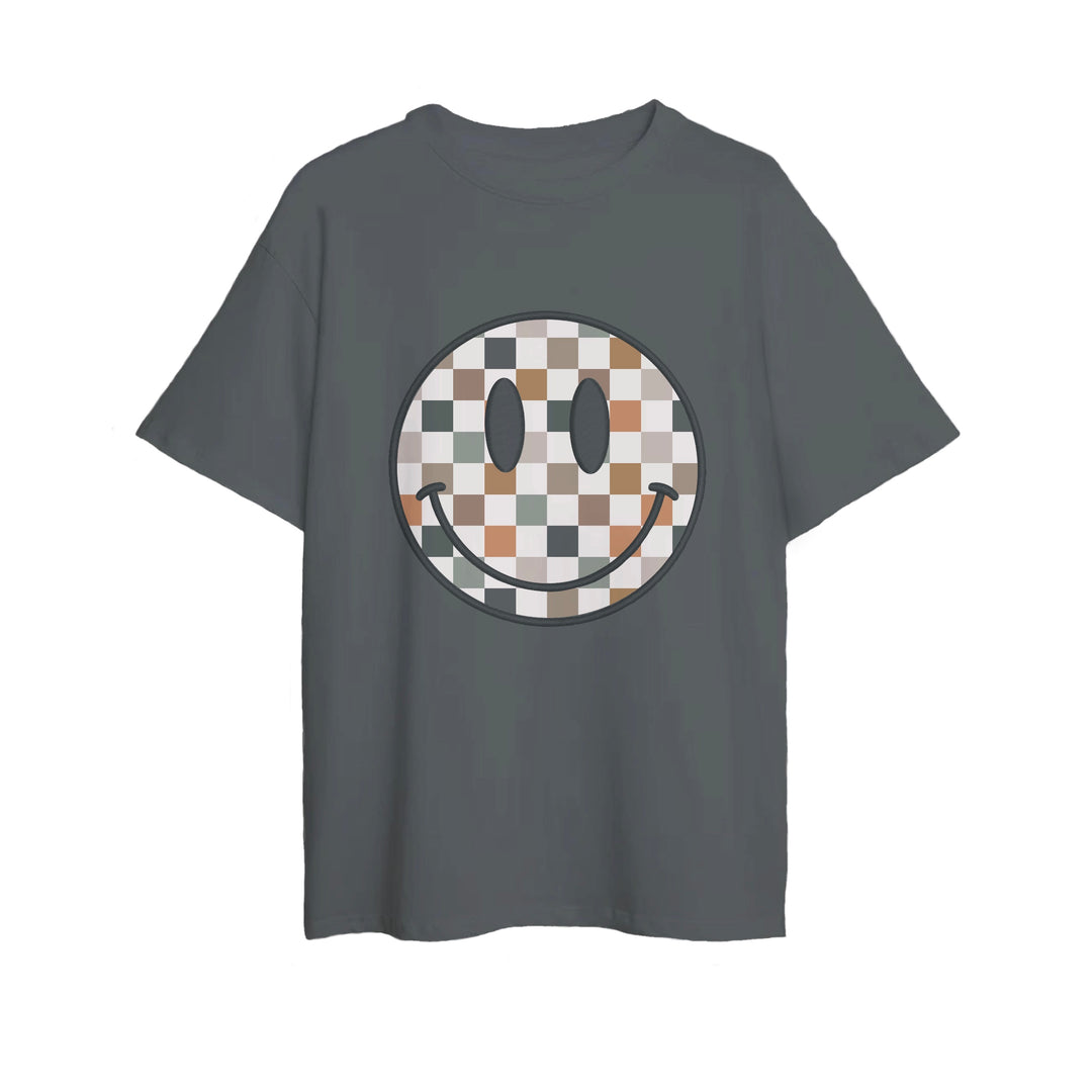Bamboo COTTON SPANDEX FIRESIDE ADULT EMBROIDERED TEE SHIRT (NEW FIT)