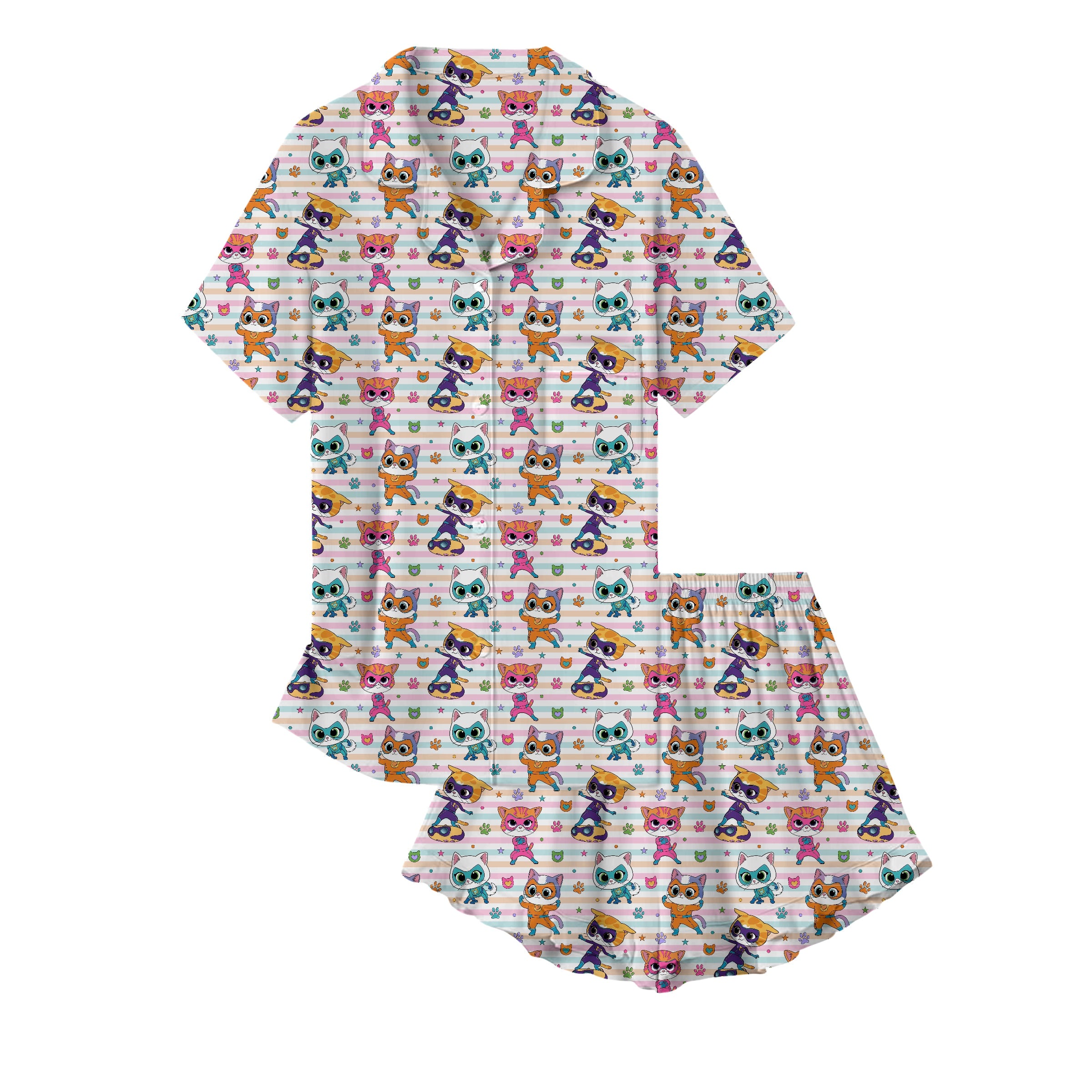 Bamboo PAWS UP KIDS SHORT RUFFLE FORMAL Set