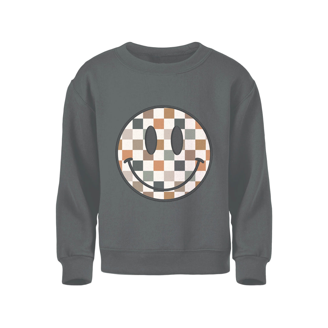 Bamboo COTTON SPANDEX FIRESIDE ADULT EMBROIDERED crewneck (FLEECE LINED)
