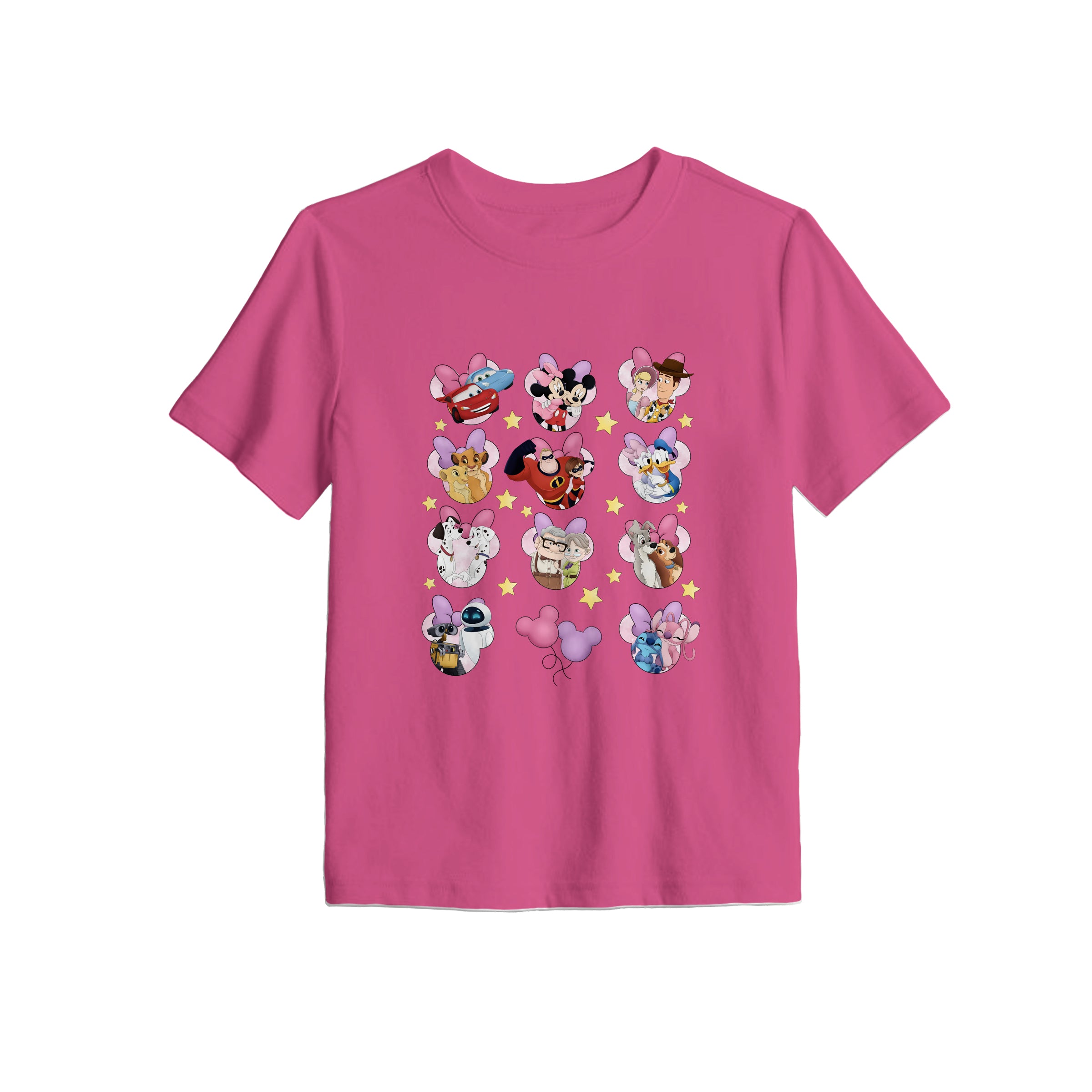 Bamboo ENCHANTED DUOS PINK KIDS GRAPHIC TEE