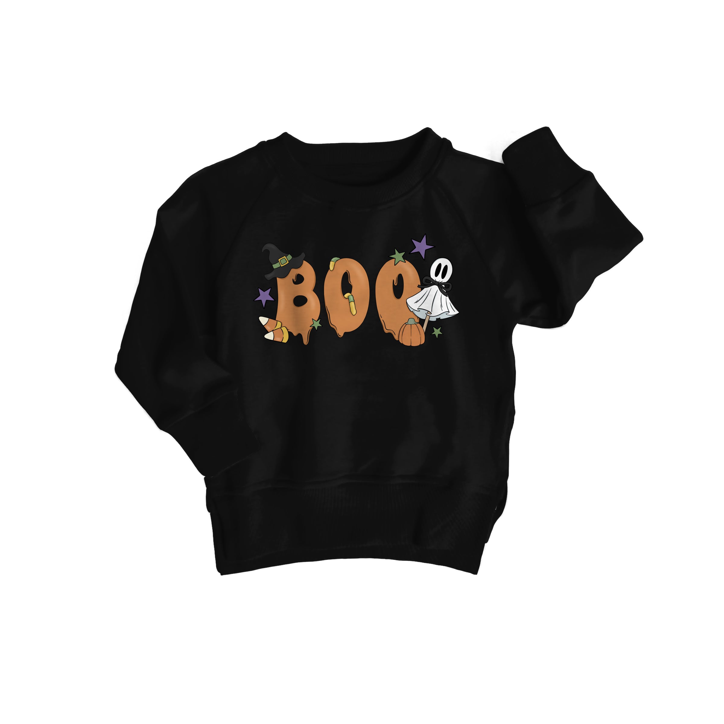 bamboo No Tricks, Just Treats kids crewneck