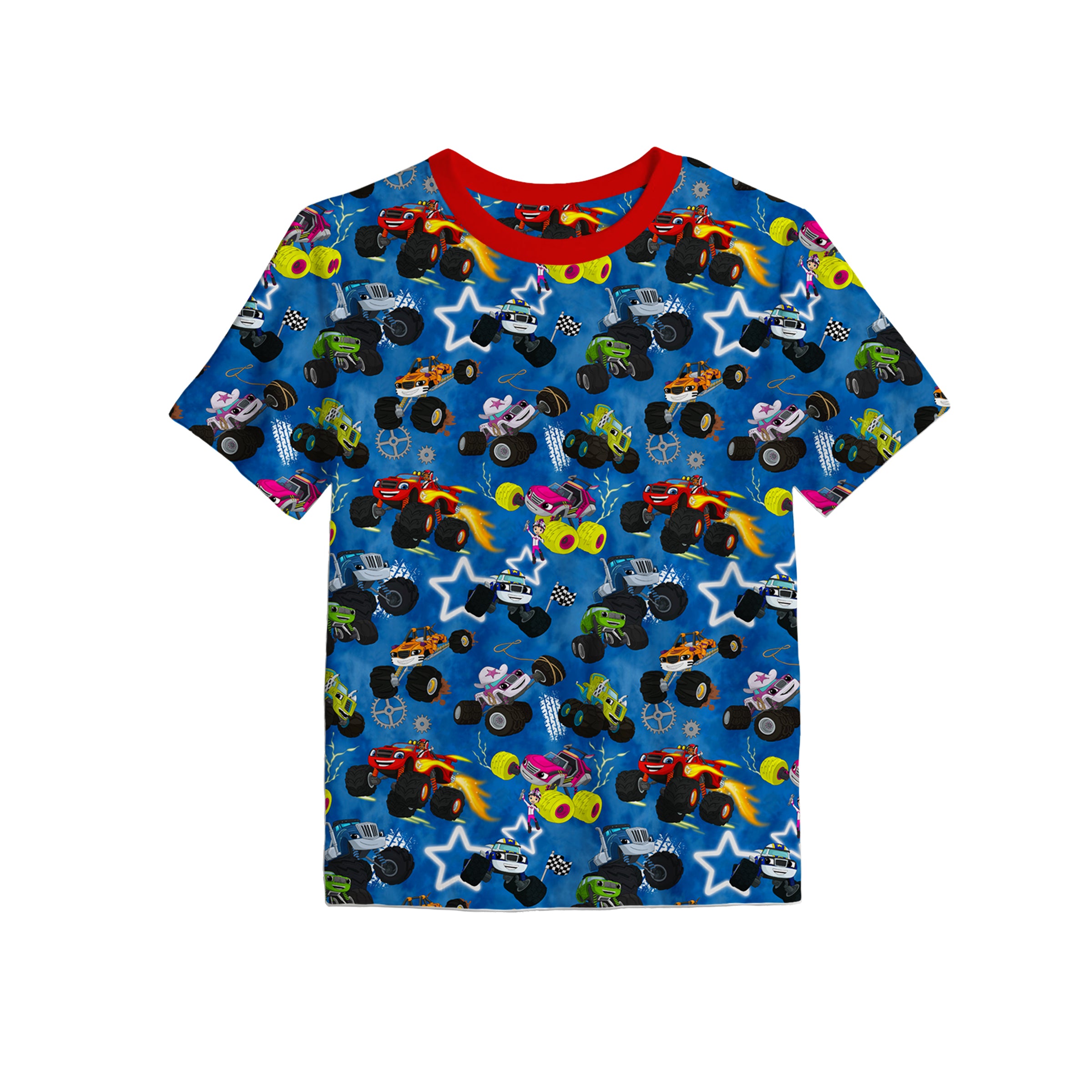 Bamboo AXLE CITY FULL PRINT KIDS TEE
