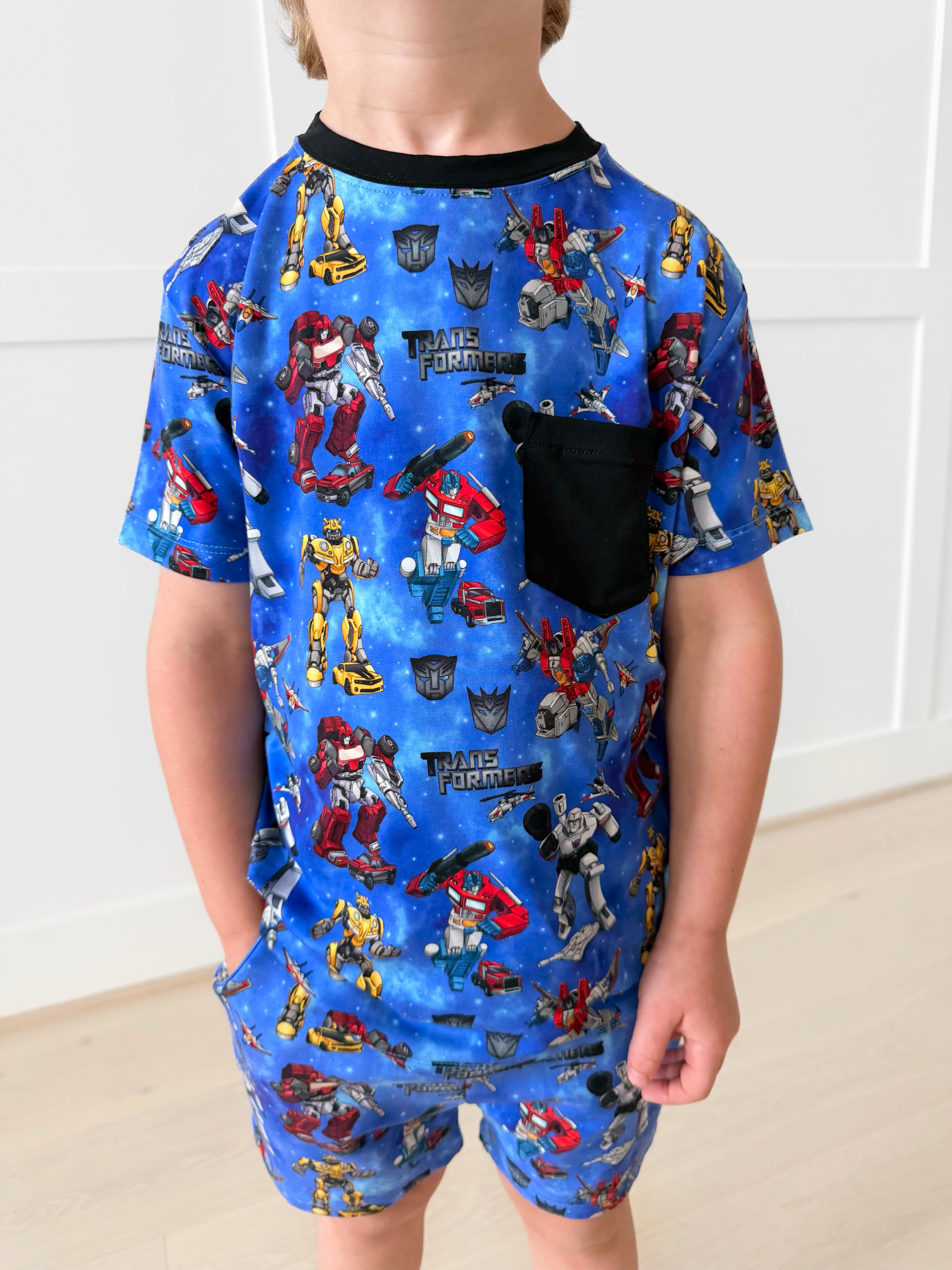 Bamboo AUTOBOTS KIDS POCKET TEE