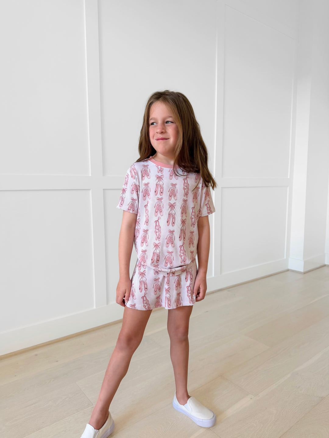 BAMBOO RIBBED TINY DANCER SKORT SET