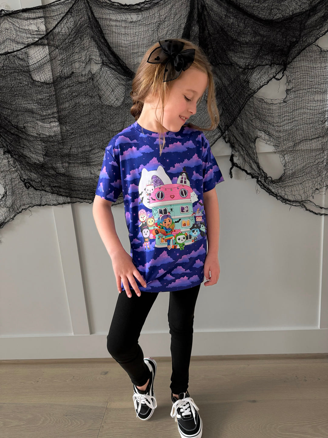 Bamboo HAPPY CAT-O-WEEN KIDS GRAPHIC TEE