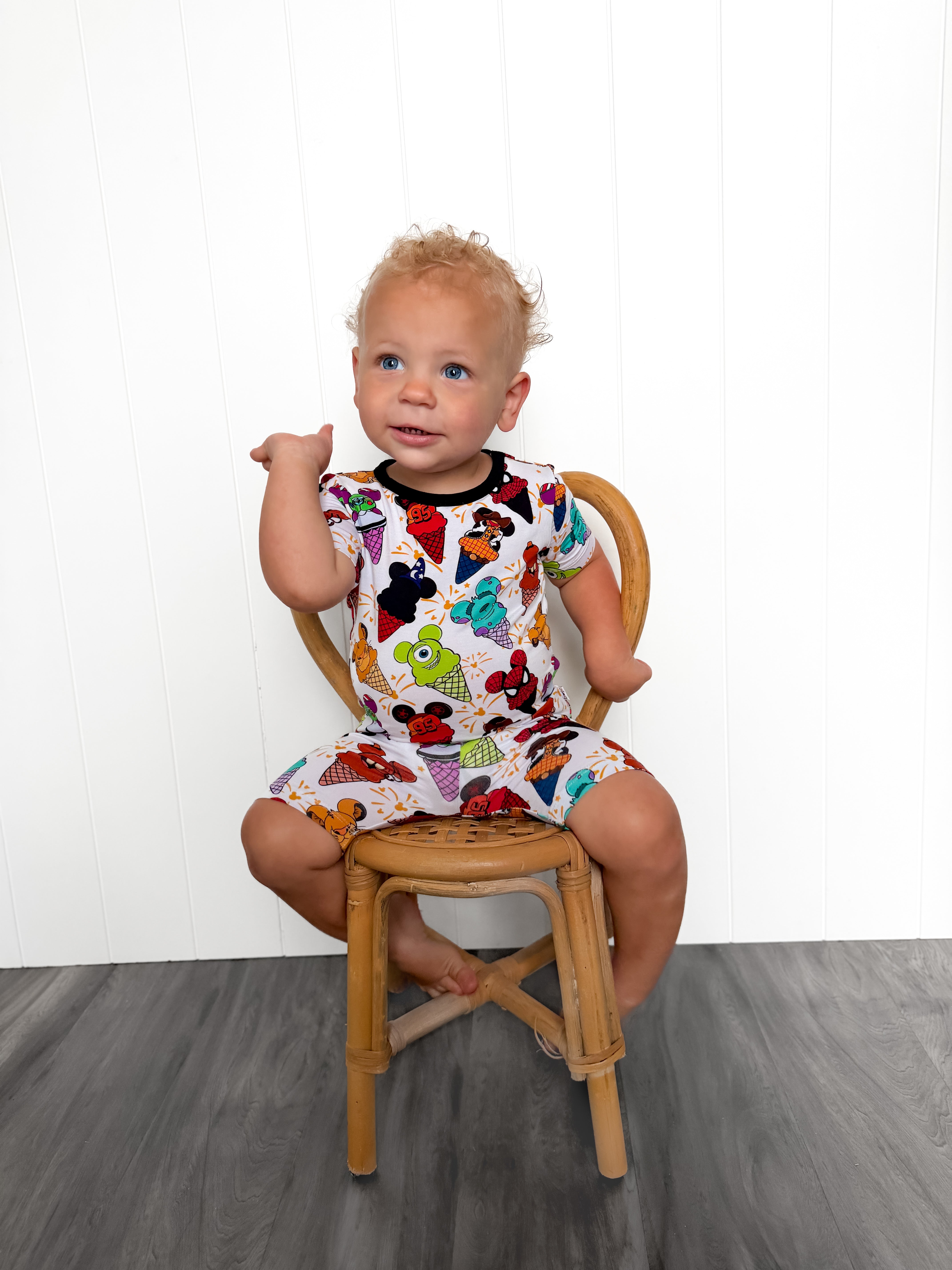 Bamboo SCOOP SQUAD Two Piece SHORT SLEEVE/SHORT Set