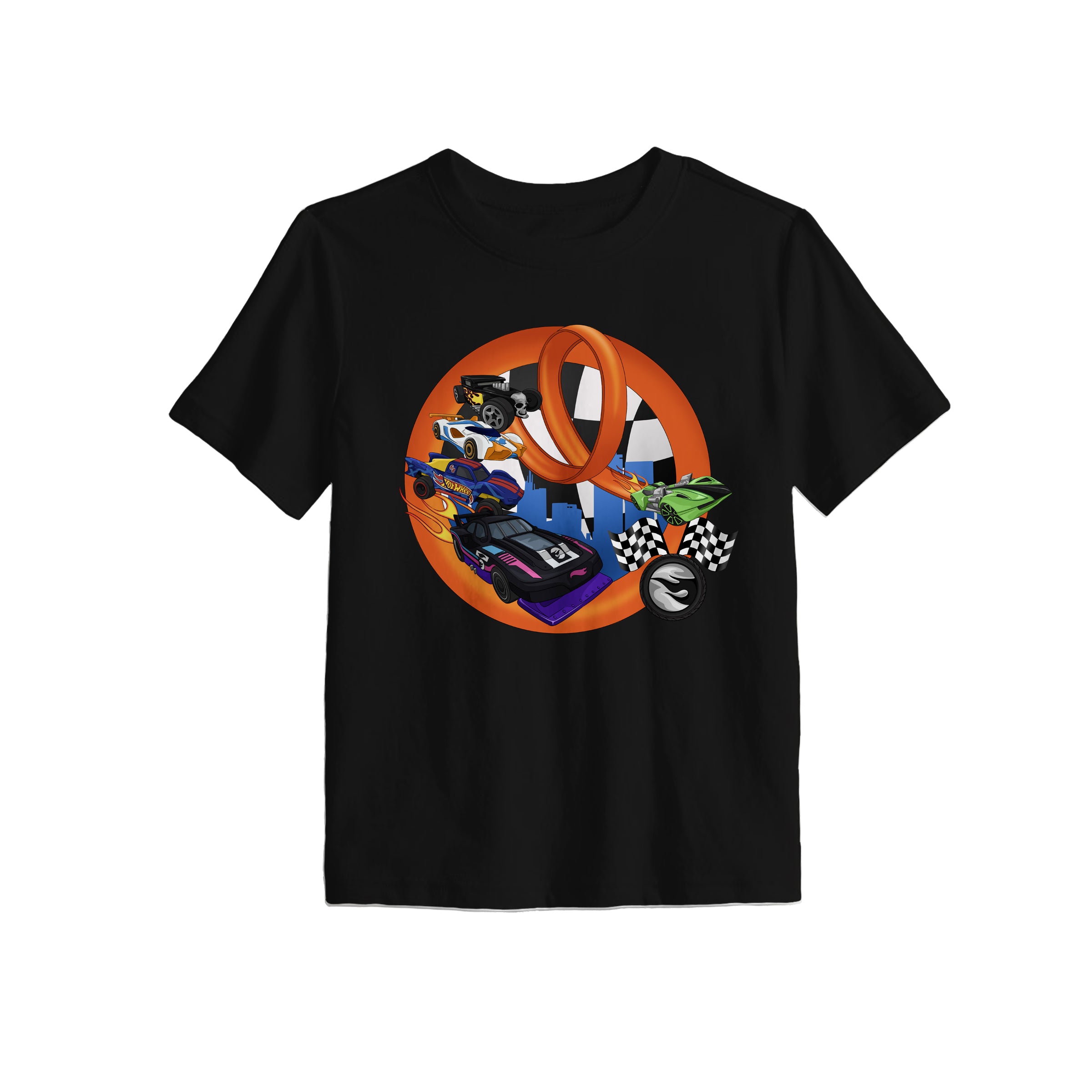 Bamboo REVVED UP RACERS KIDS GRAPHIC TEE