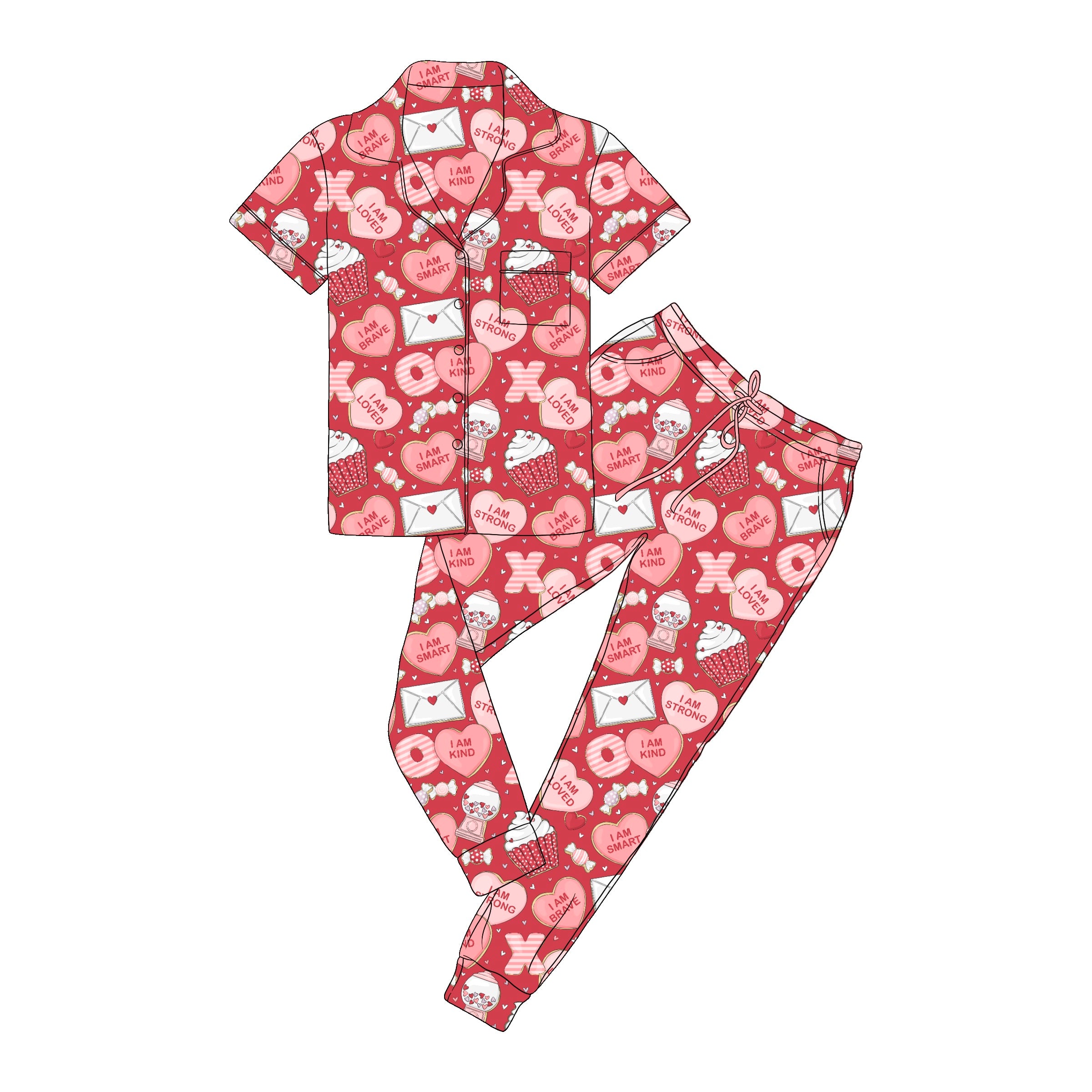 PREORDER Bamboo LOVE NOTES FOR HER 2.0 Women’s Lounge Formal Jogger Set EST SHIP DATE DECEMBER 2025