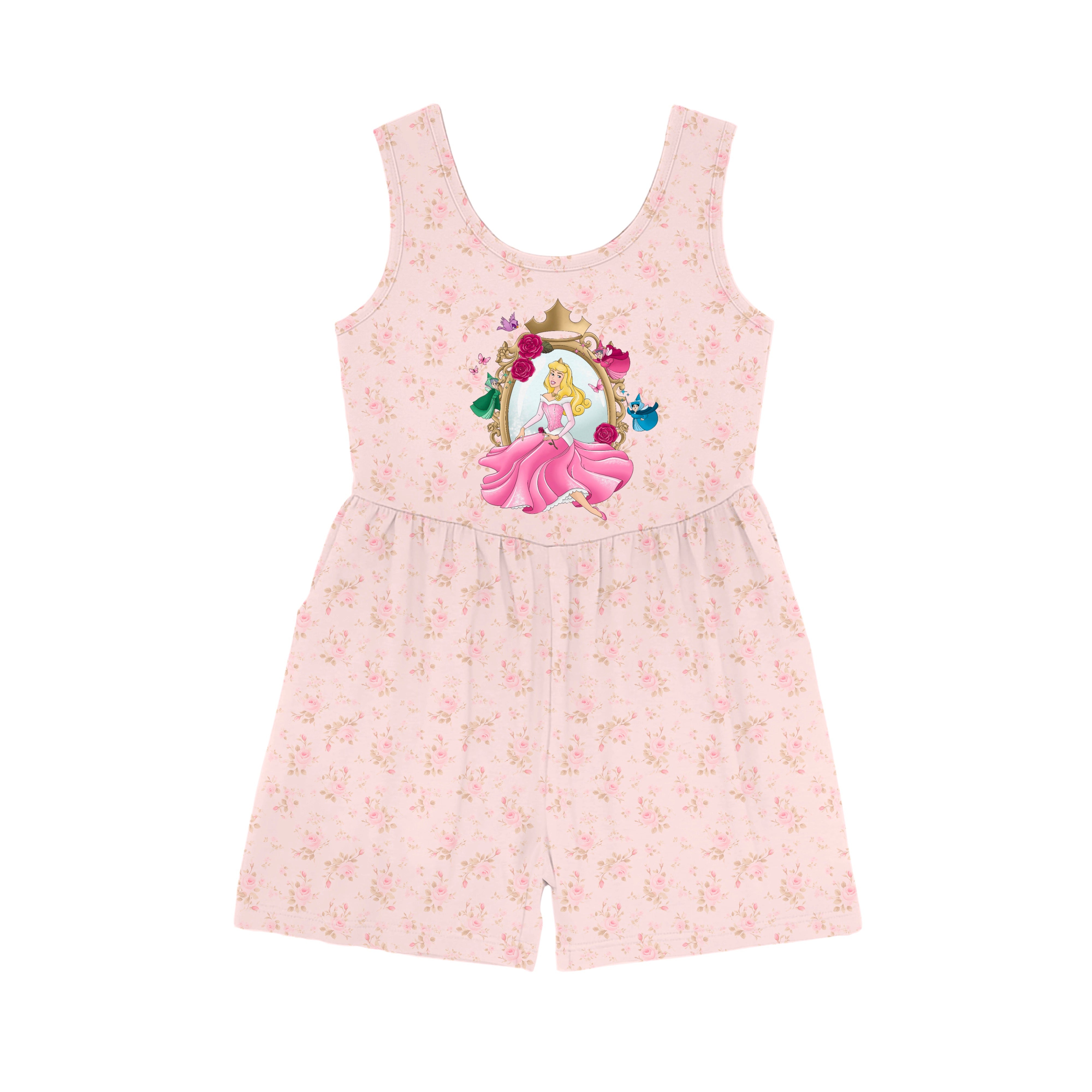 Bamboo BRIAR ROSE TANK TOP SHORT ROMPER