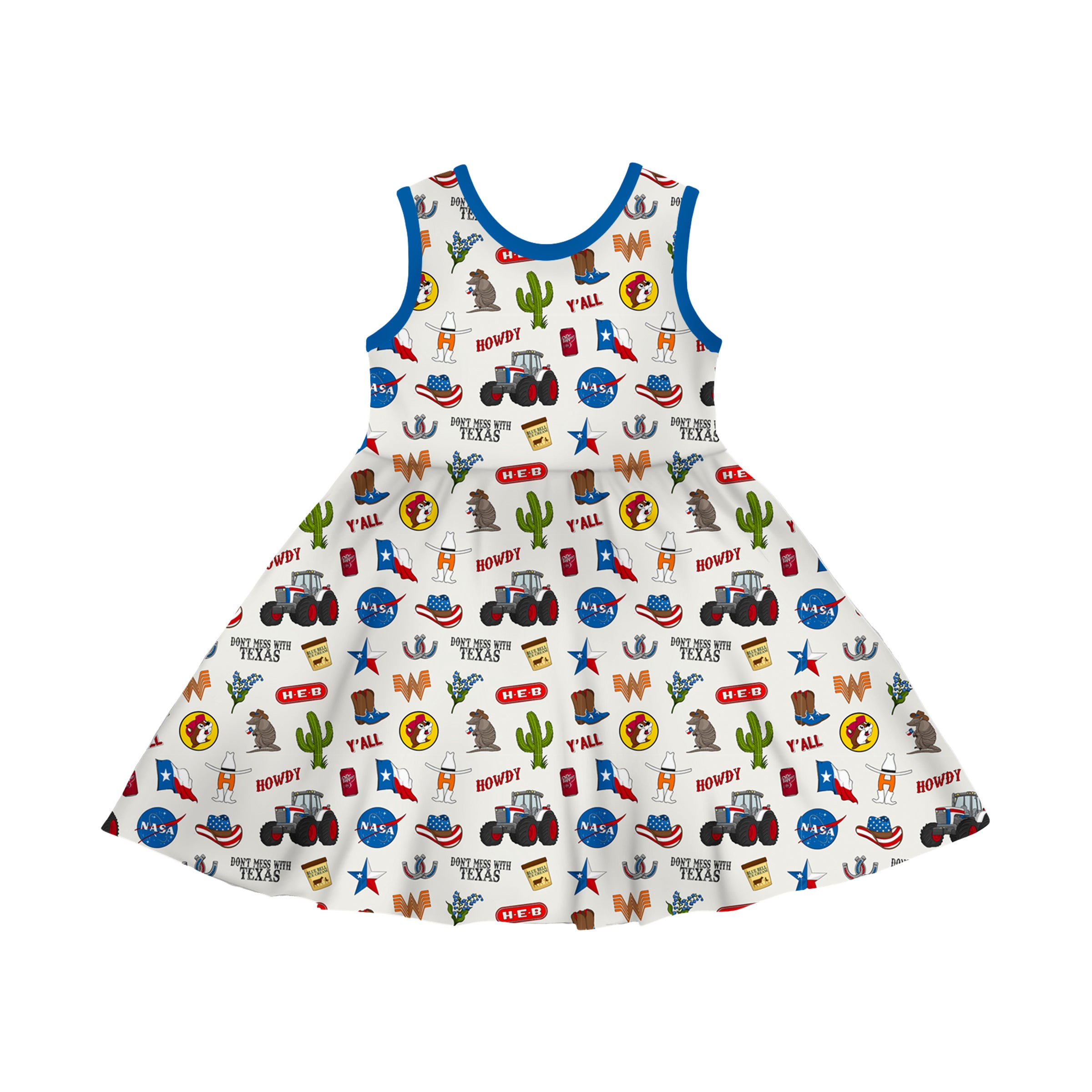 Bamboo TEXAS FOREVER TANK POCKET Twirl Dress