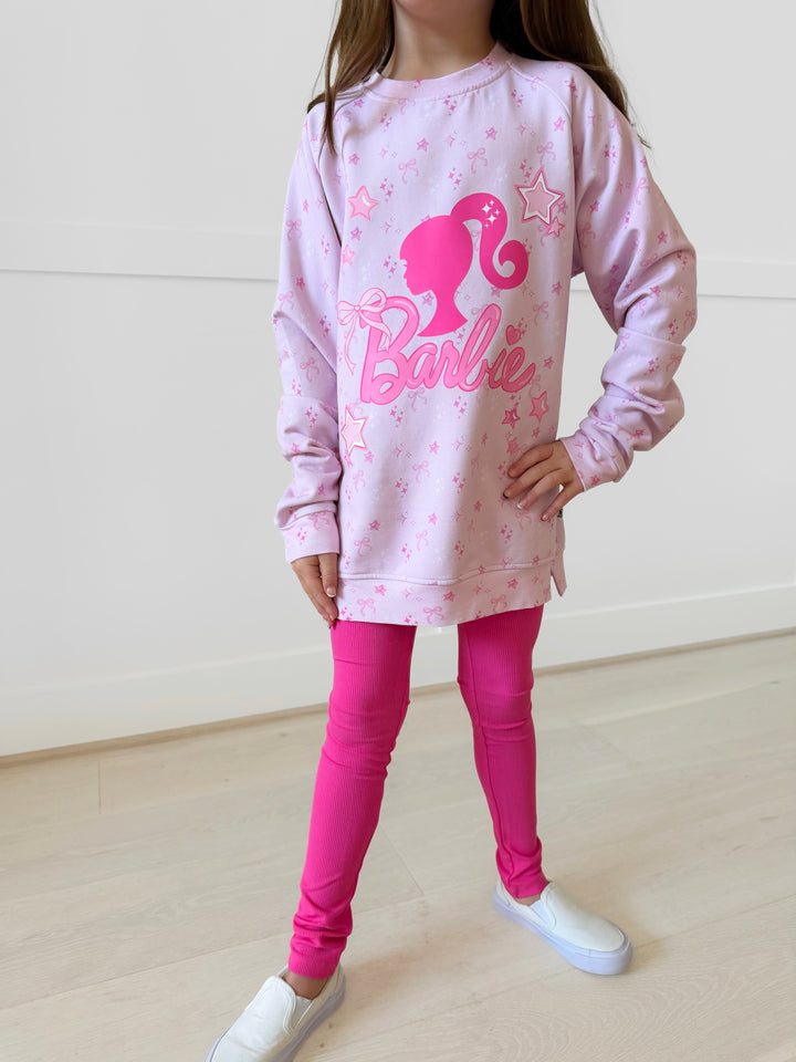 Bamboo RIBBED DREAM GIRL ERA SOLID COORDINATING LEGGINGS