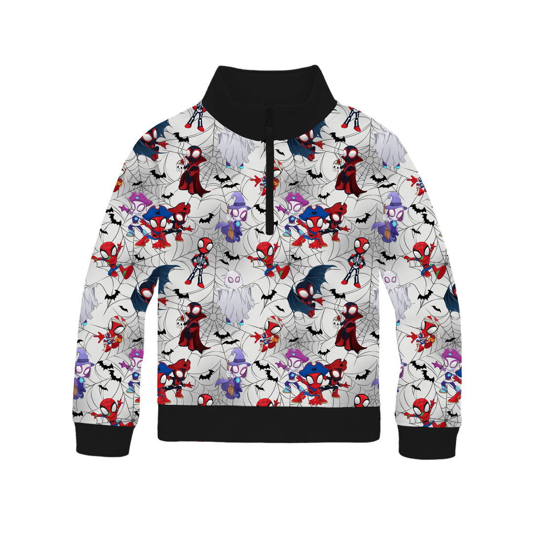 Bamboo COTTON SPANDEX SPINNING INTO SPOOKY QUARTER ZIP (NO FLEECE)