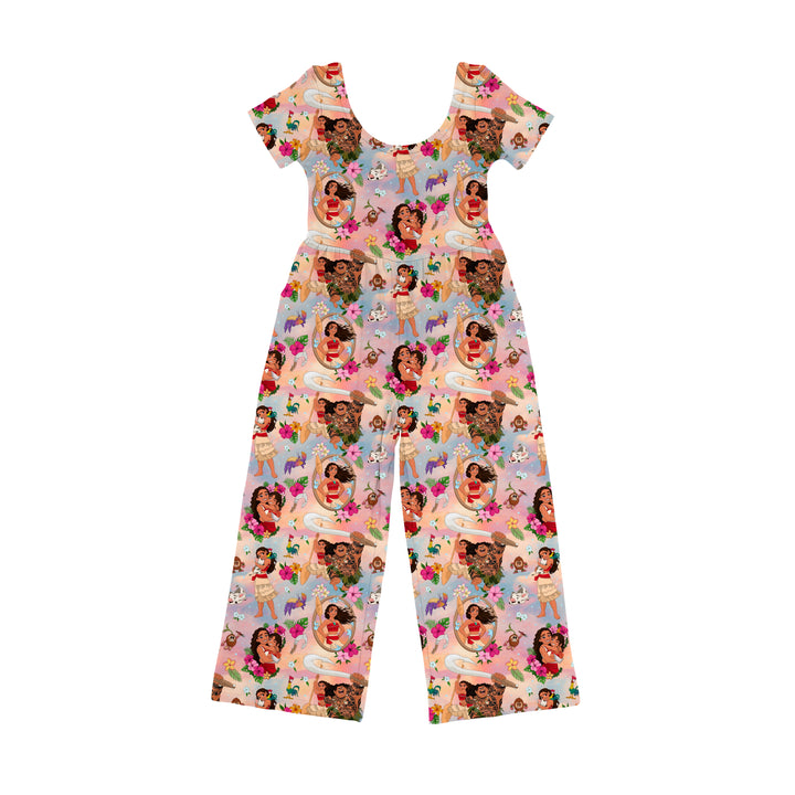 Bamboo BEYOND THE REEF SHORT SLEEVE FULL LENGTH POCKET ROMPER