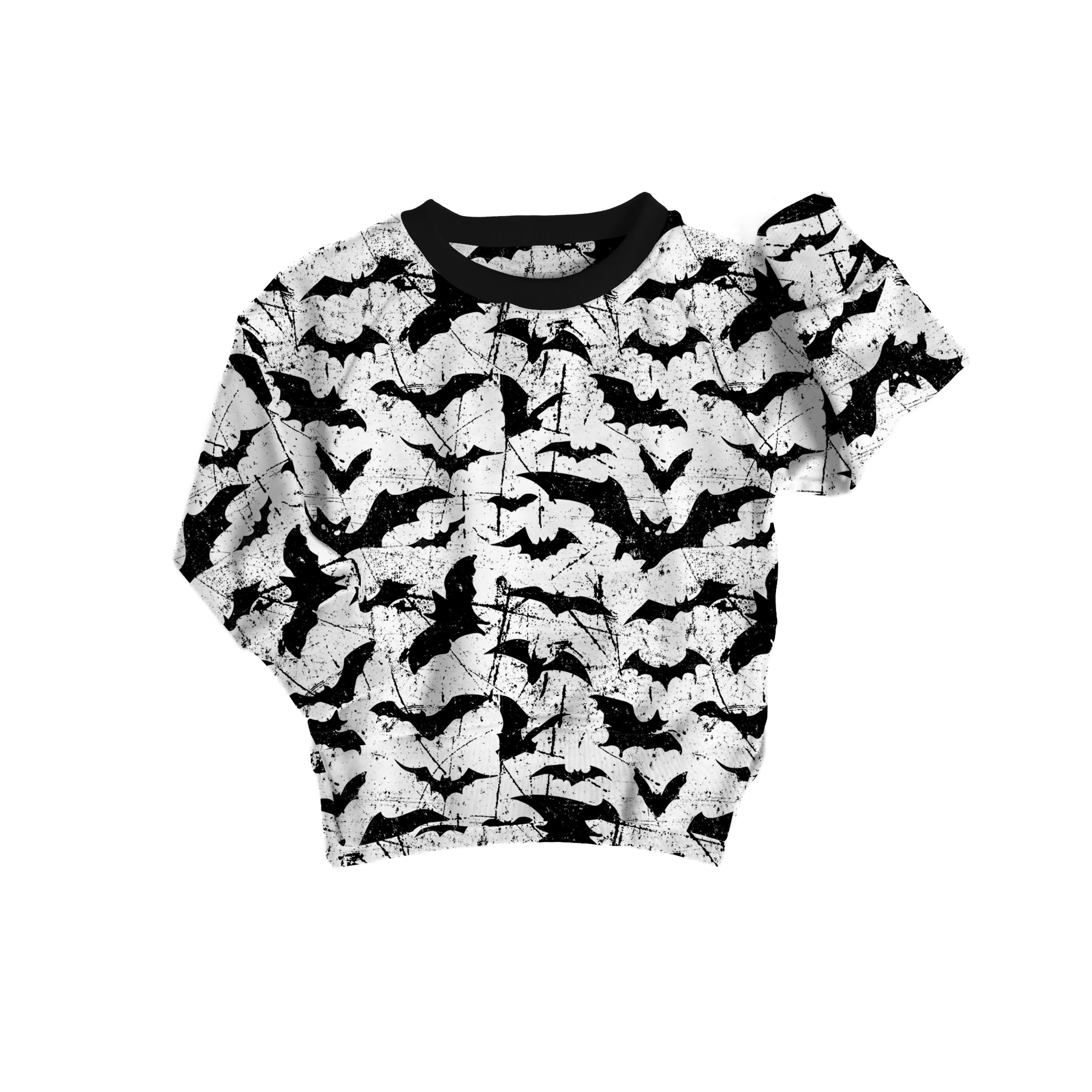 Preorder Bamboo FRENCH TERRY IT'S FREAKIN' BATS kids crewneck ship date AUGUST 2025