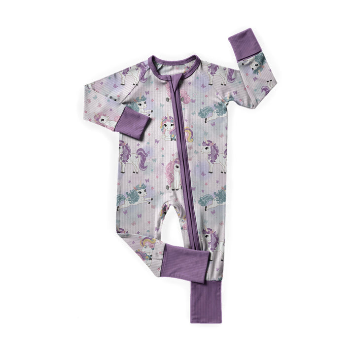 Bamboo RIBBED ENCHANTED SKIES Zippy