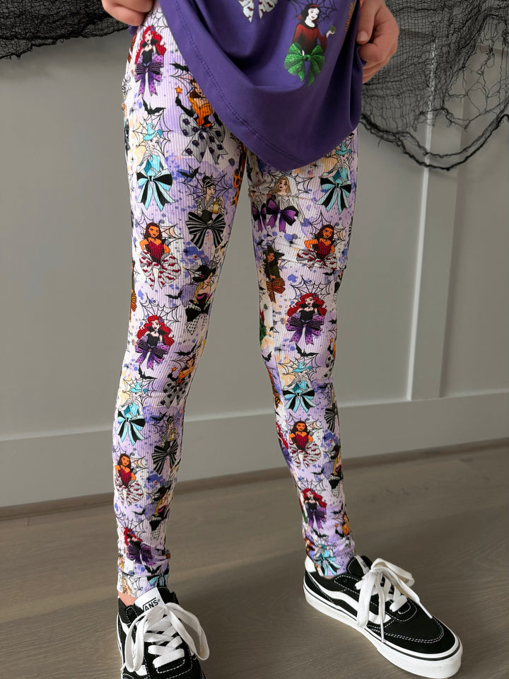 Bamboo ONCE UPON A SPOOK RIBBED LEGGINGS