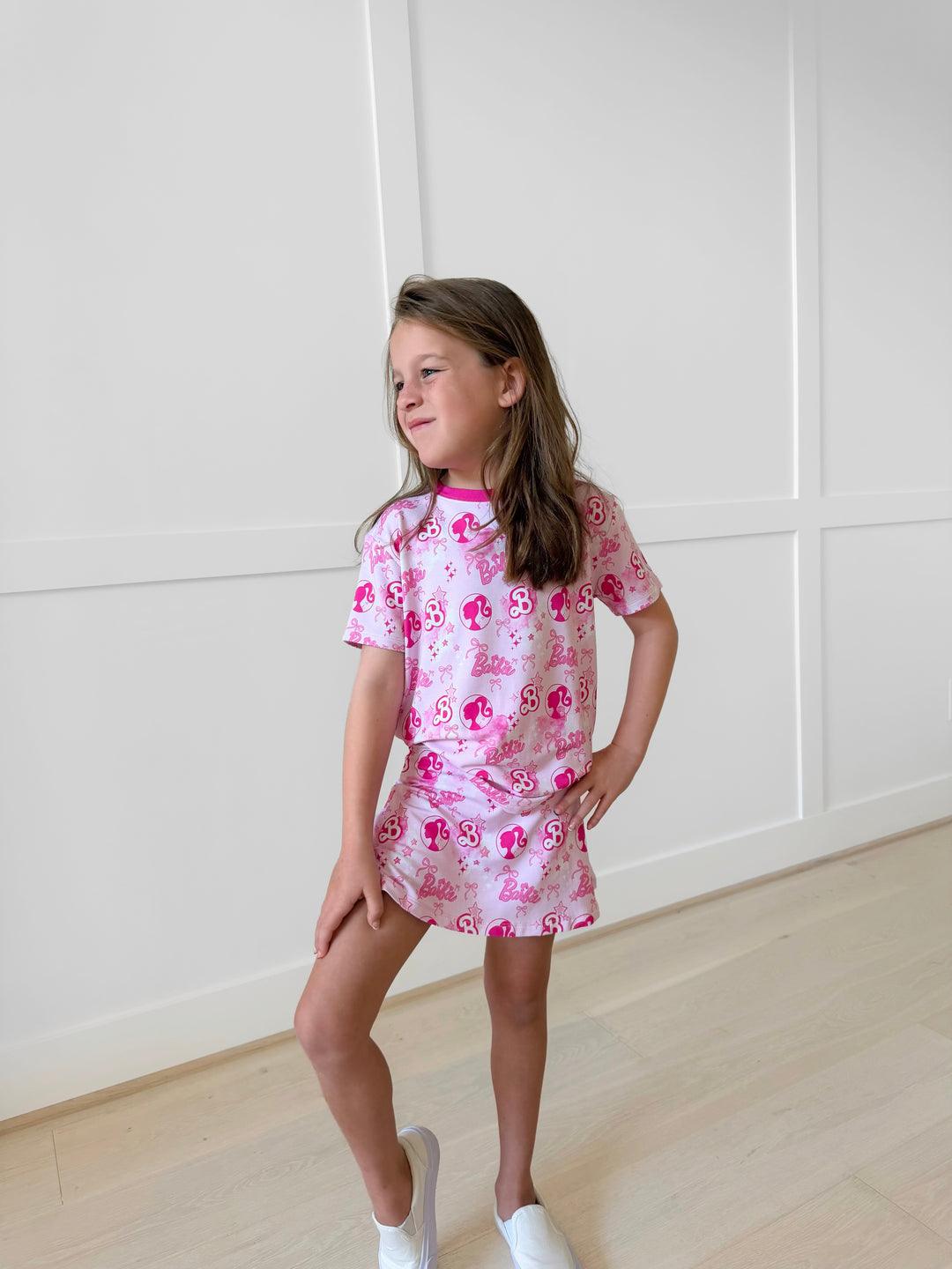 BAMBOO FRENCH TERRY DREAM GIRL ERA SKORT SET