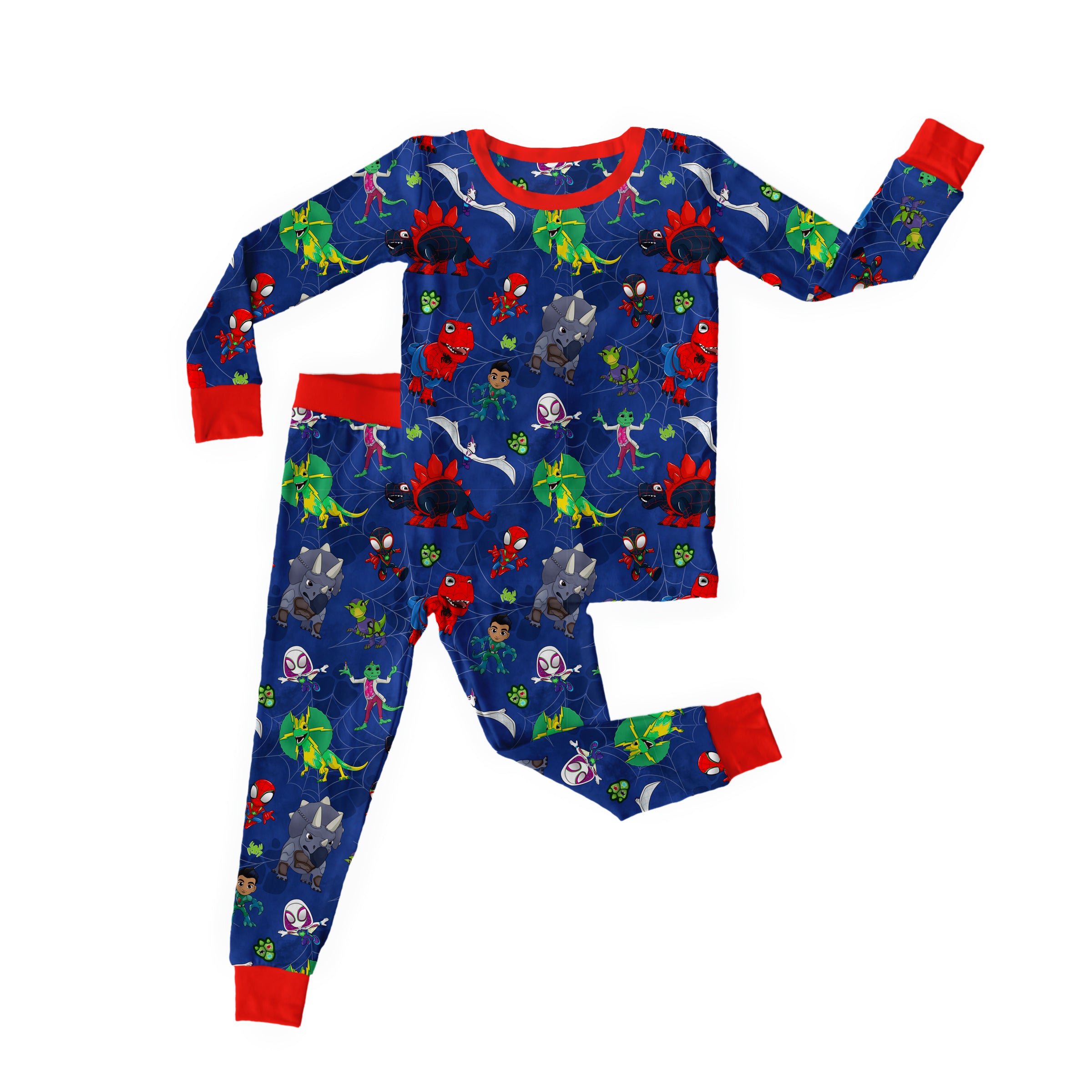 PREORDER Bamboo WEBBED & WILD Two Piece Long Sleeve/Pant Set Ship Date OCTOBER 2026