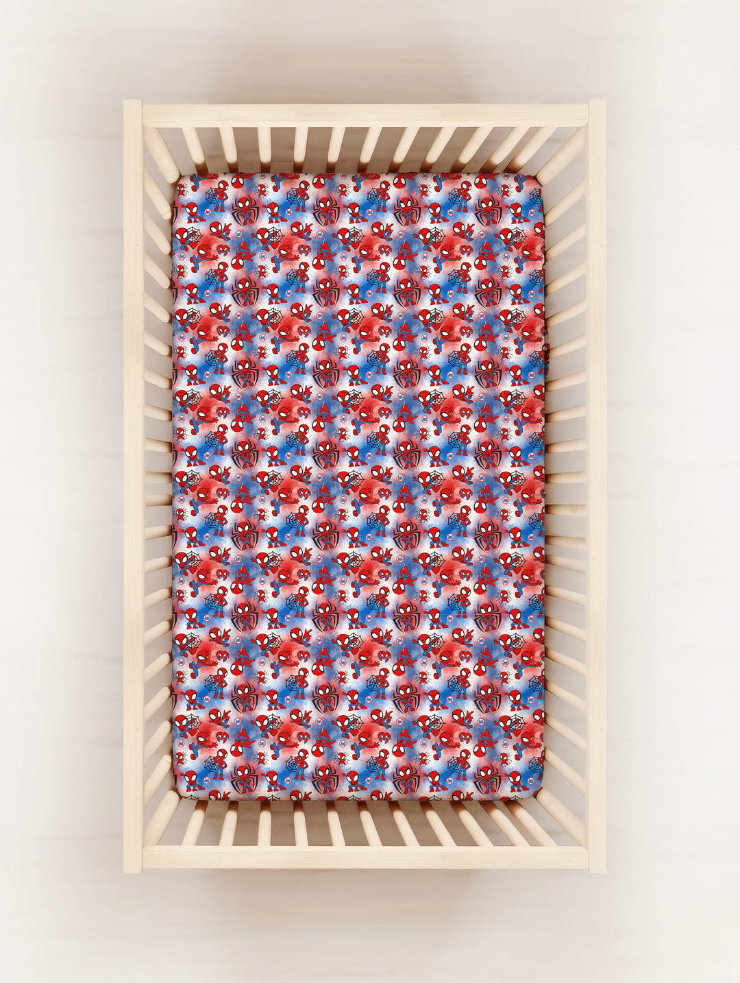 BAMBOO WEB SLINGIN’ HERO CRIB SHEET