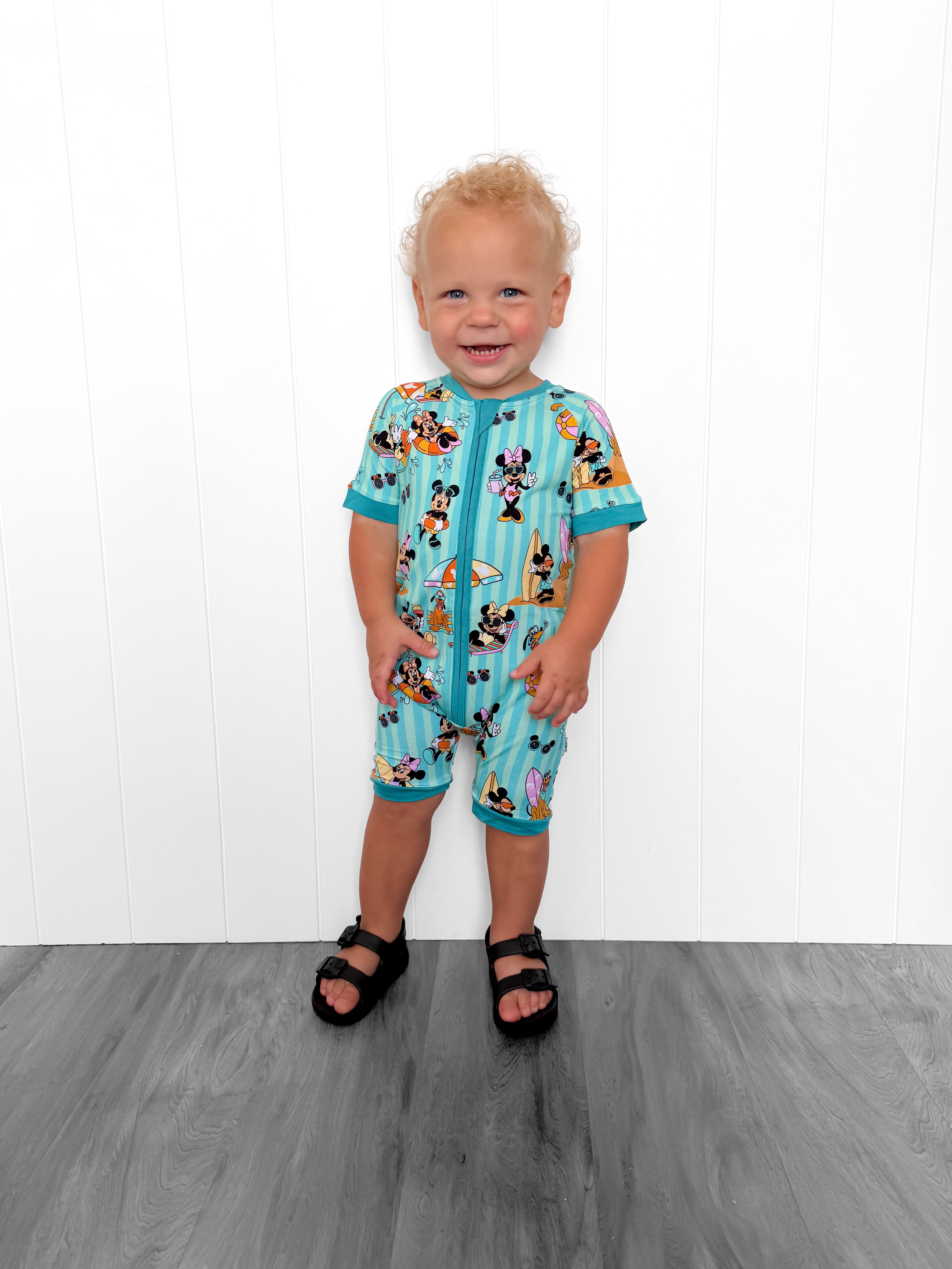 Bamboo SURF, SAND, & SMILES BLUE Shorty