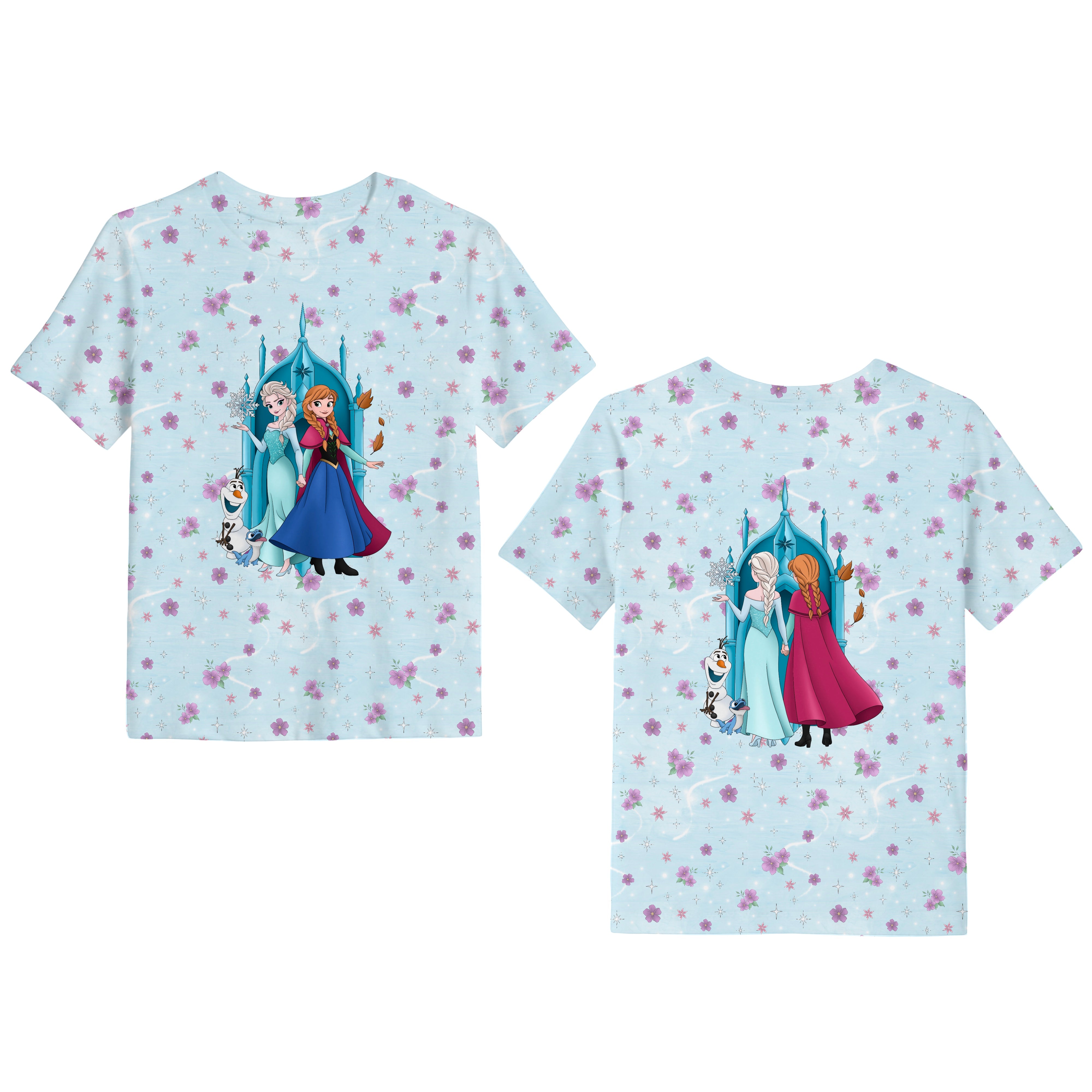 Bamboo ROYAL SISTERS KIDS GRAPHIC FRONT & BACK TEE