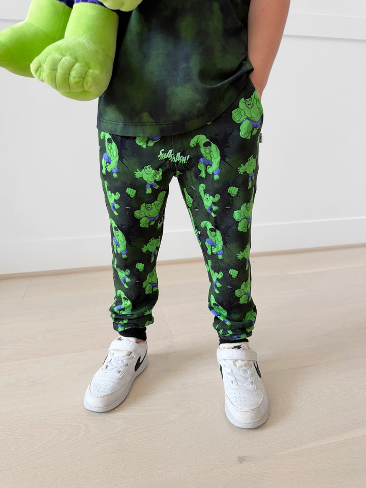 BAMBOO French Terry MEGA SMASH KIDS JOGGERS