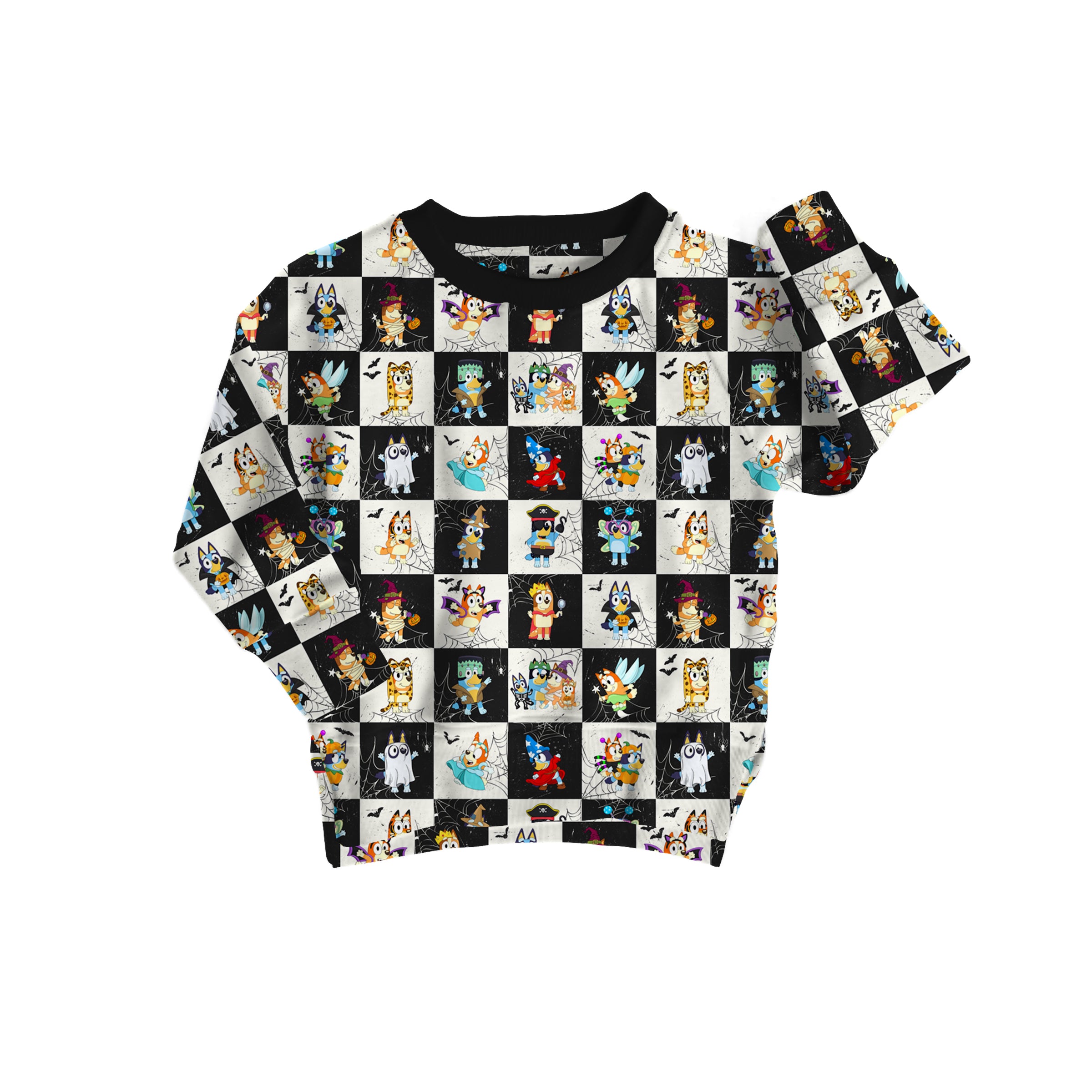 Preorder Bamboo French Terry A HEELER HAUNTING kids crewneck ship date AUGUST 2025