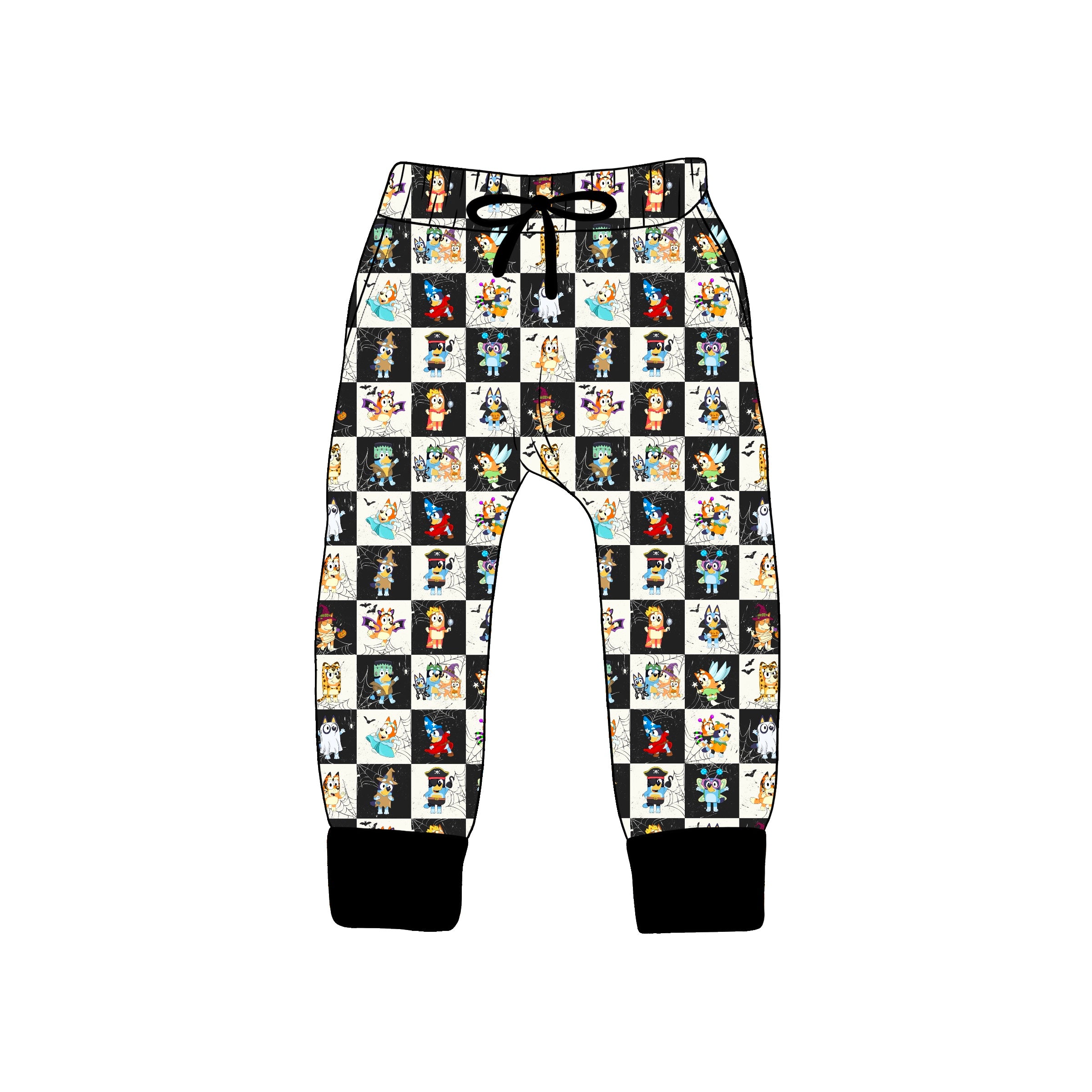 PREORDER BAMBOO French Terry A HEELER HAUNTING KIDS JOGGERS SHIP DATE AUGUST 2025