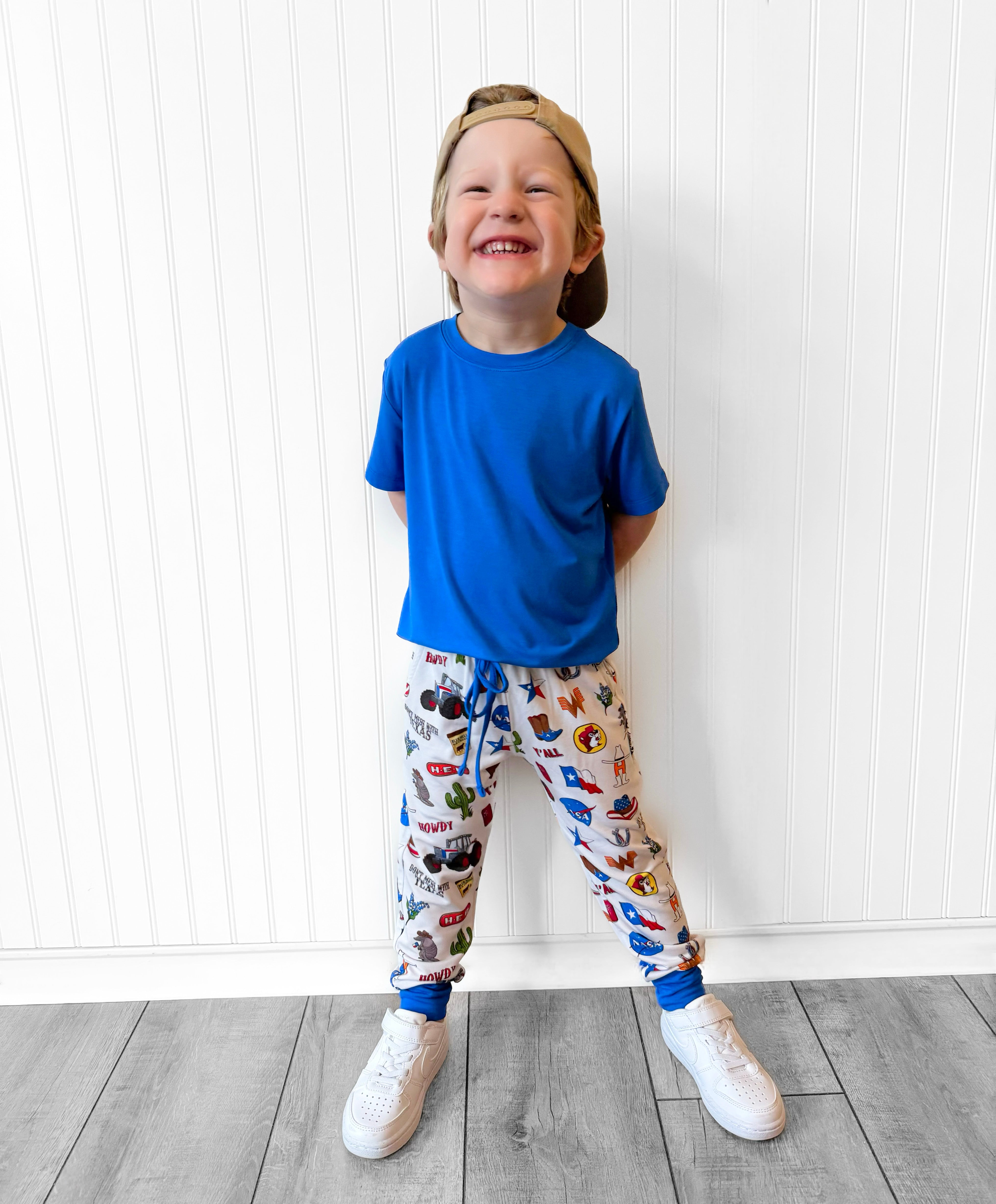 BAMBOO French Terry TEXAS FOREVER 2.0 KIDS JOGGERS