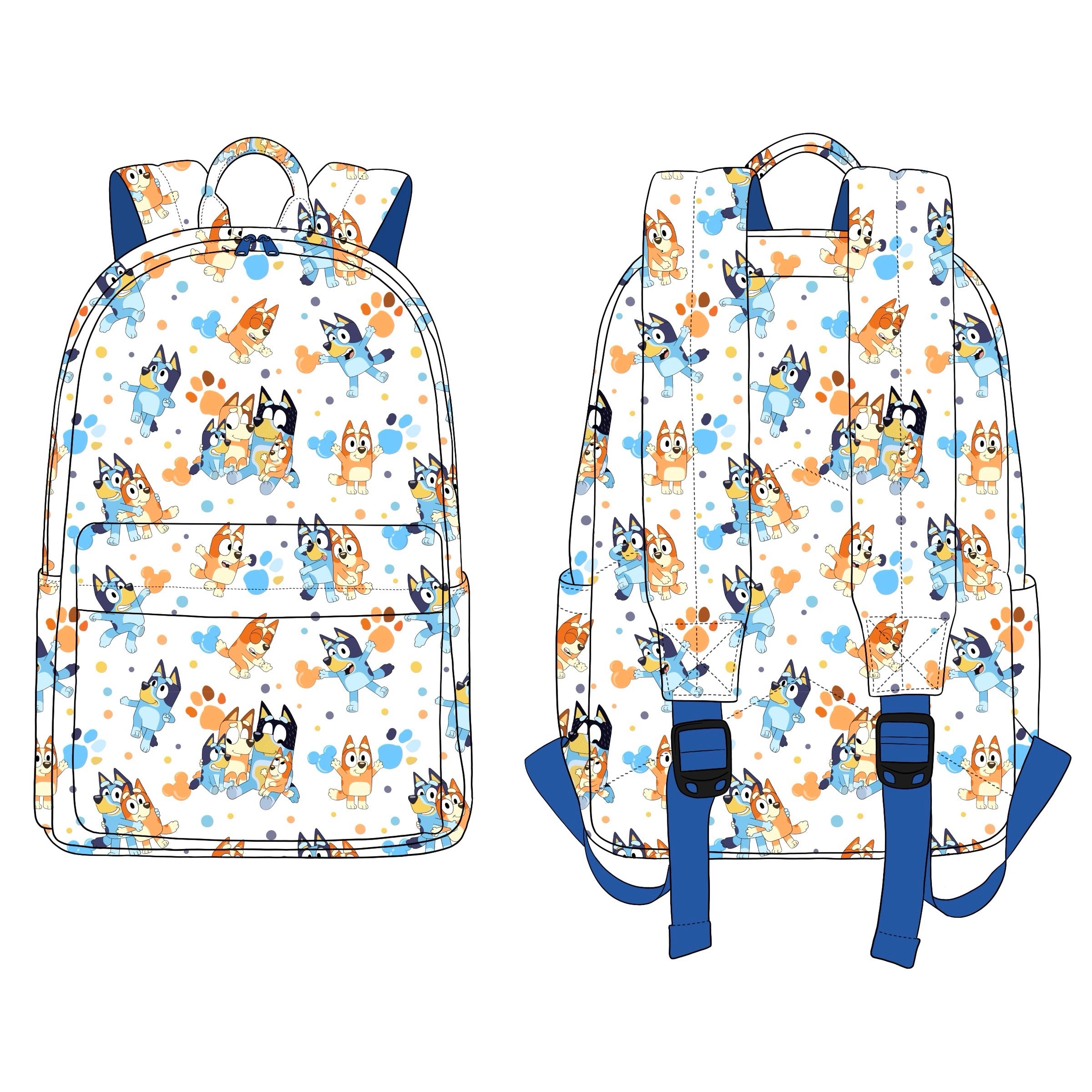 BOJC HUGGABLE HEELERS Backpack