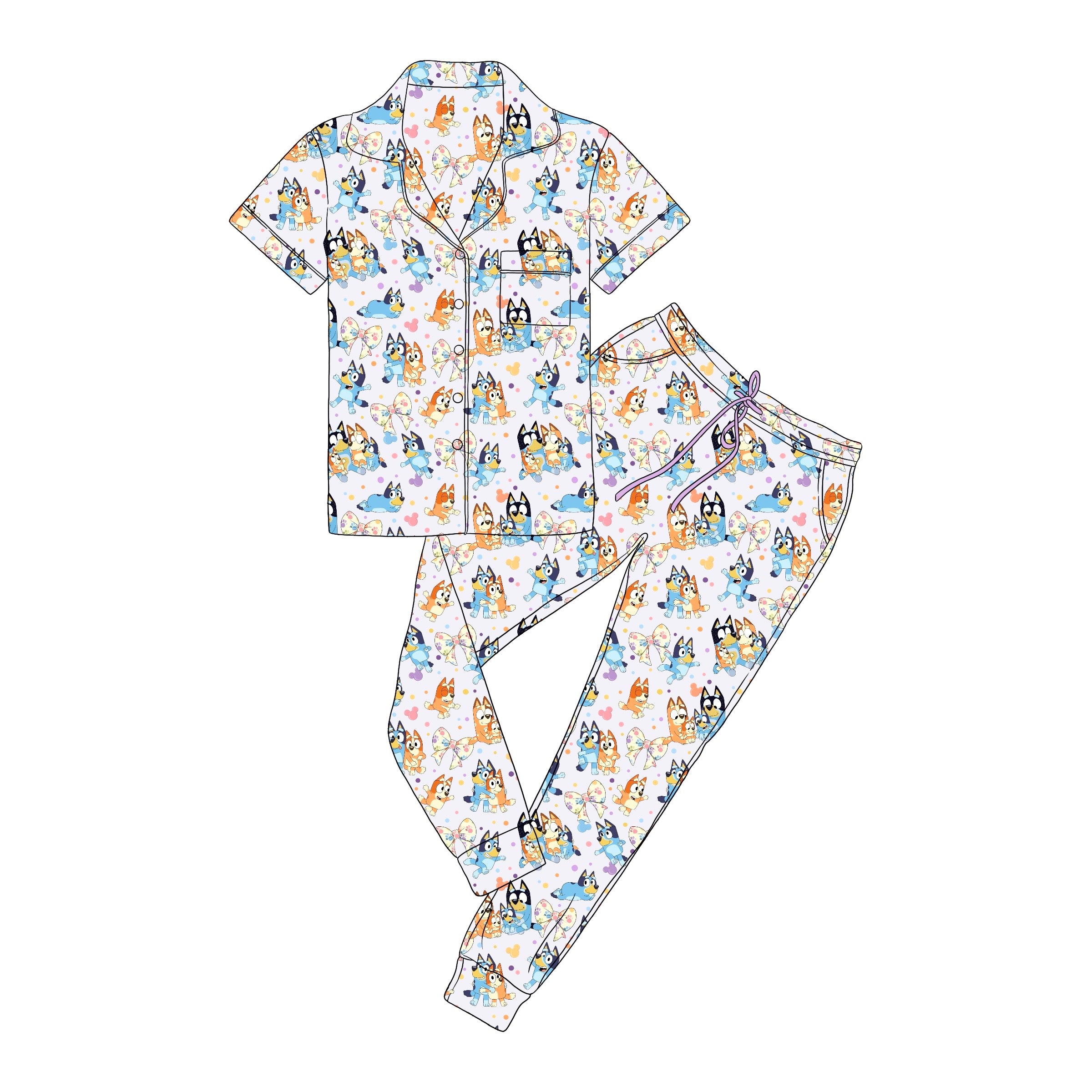 Bamboo CHEEKY PUPS Women’s Lounge Formal Jogger Set