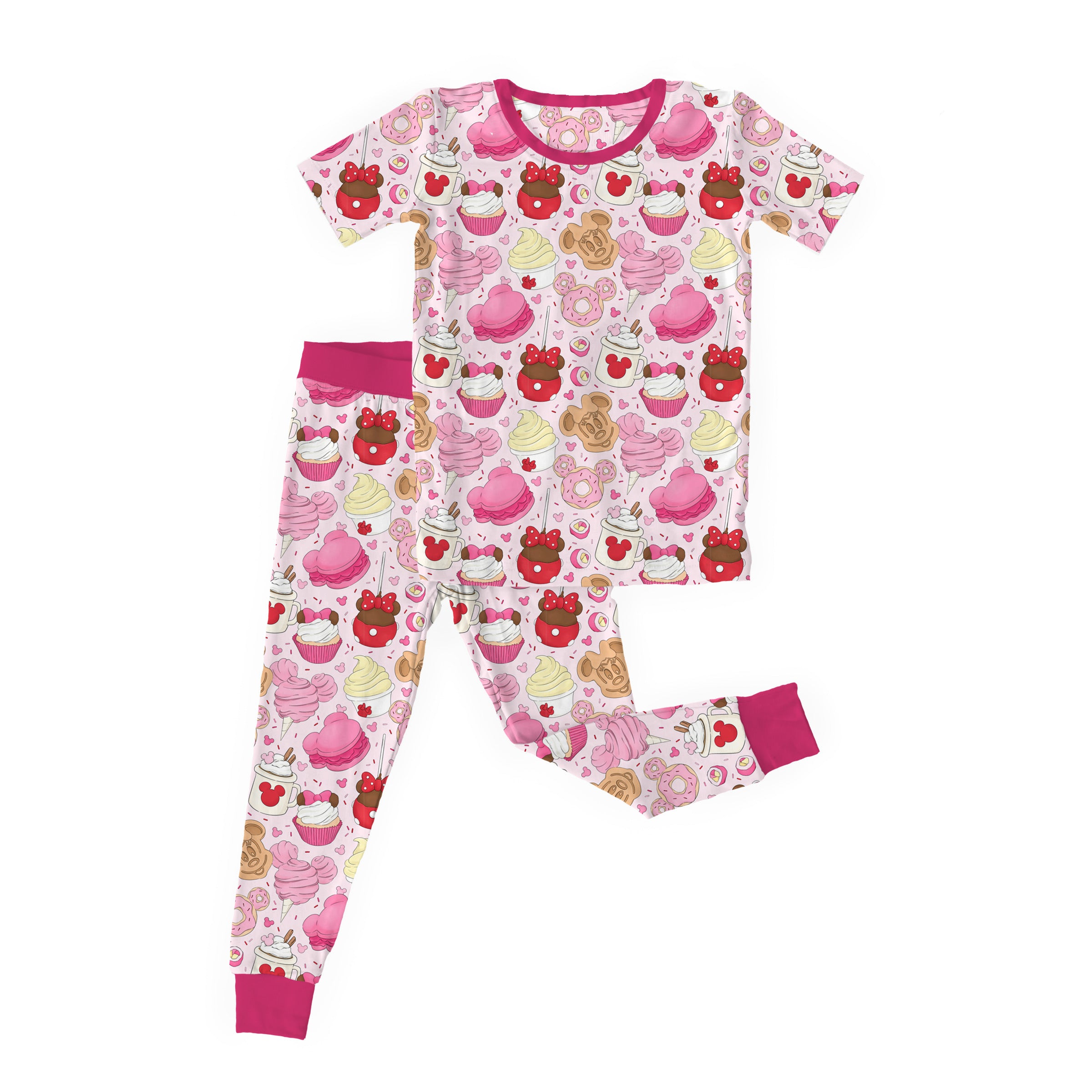 Bamboo SPRINKLED WITH MAGIC Two Piece Short Sleeve/Pant Set