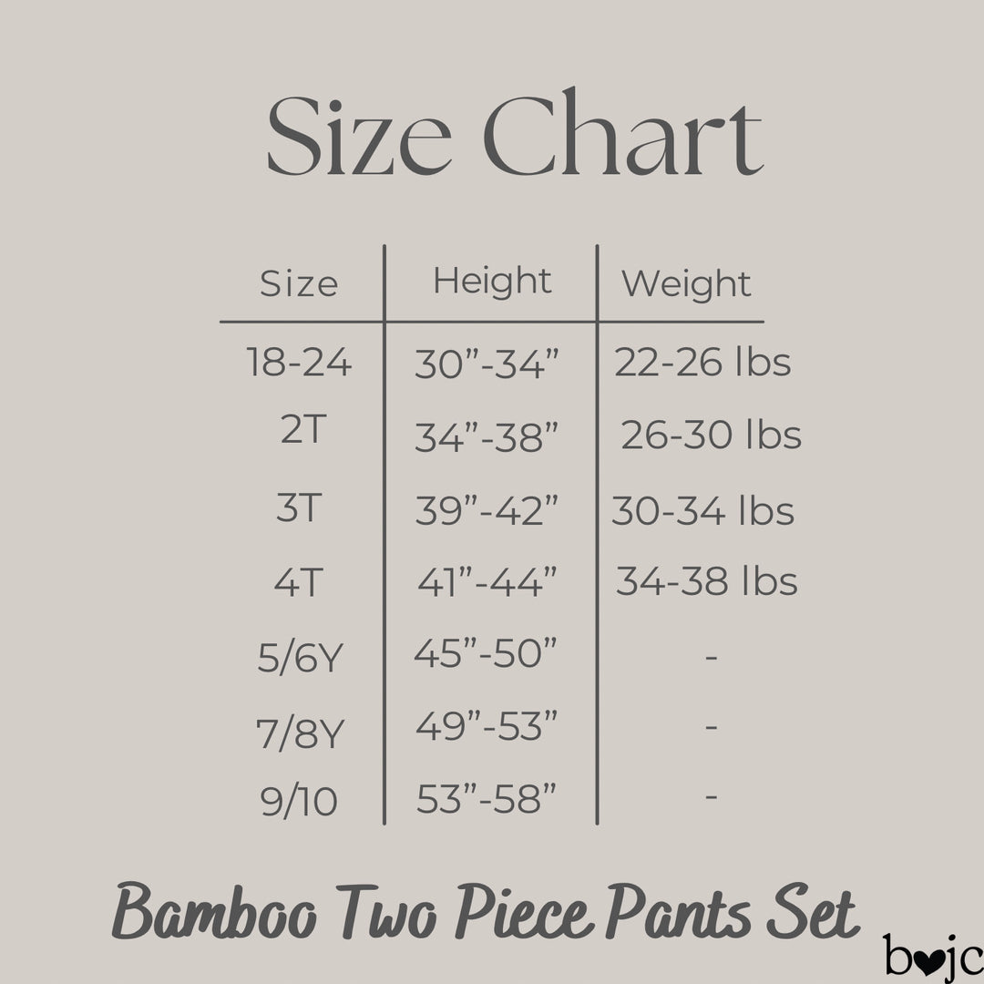 Bamboo FULL THROTTLE CHECK Two Piece Long Sleeve/Pant Set